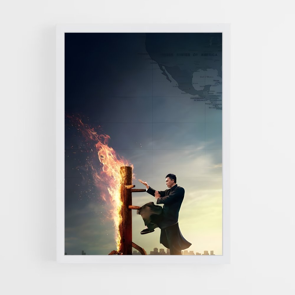 Poster Maître de Combat – affiche Kung Fu (vue 3)